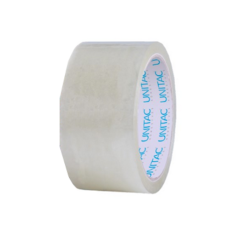 Unitac clear packaging tape 48mm x 50m 1's 